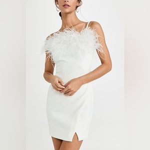 White Feather Likely Dress